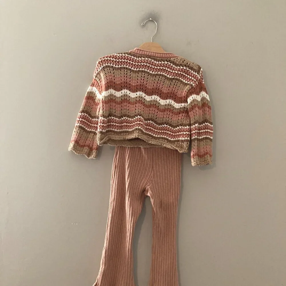 $28 ADD ON Little Co.‎ matching stripe knit set Janie and Jack Zara Baby Gap